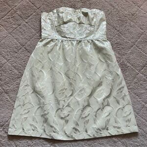 American Eagle Strapless Quiet Luxury Mini Dress Kentucky Derby Women's Size 4